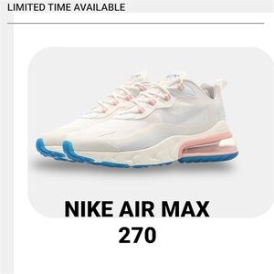 Nike Air Max 270. React Size 6 American Modern Summit White 
/White Phantom